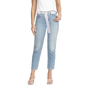 OFF-WHITE | Industrial Logo Belt White Red Piping w/ Bag Virgil Abloh OS